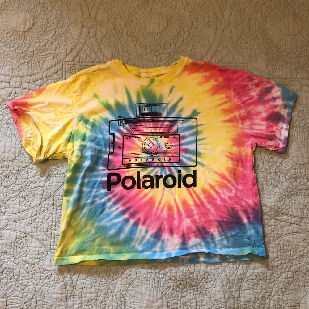 polaroid crop top